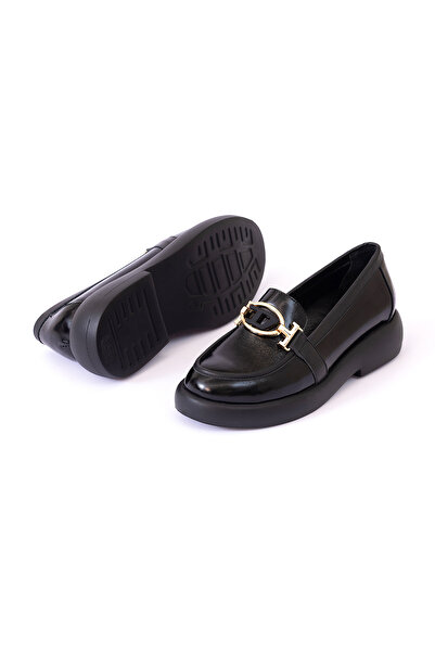 Anora Hakiki Deri Loafer Kadın Ayakkabısı 25KWSCL030