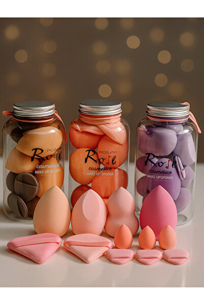 Rose Kabınızla Makyaj Süngeri Seti