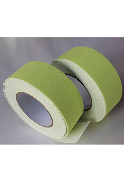 CARBOY Banda antiderapare, din particule minerale, adeziva, 5 m, fosforescenta