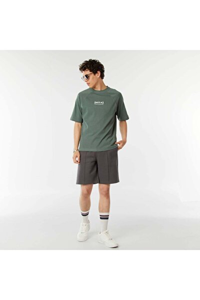 KIABI Plain lightweight sweatshirt fabric shorts GREY