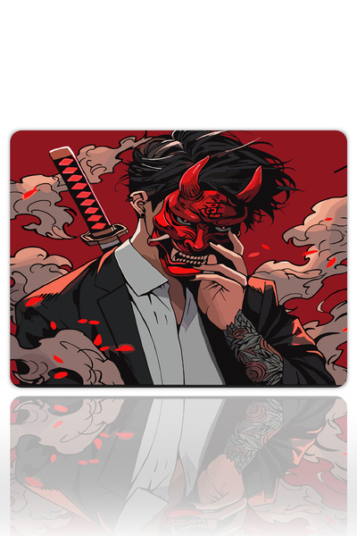 urzuva Demon’s Veil Mousepad – XXL Gaming Oyuncu Mouse Pad 48x40 cm 4mm,