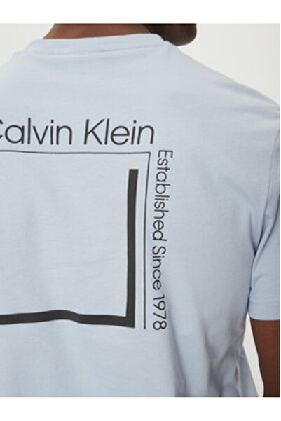 Calvin Klein Ανδρικό T-Shirt K10K114152 Ανοιχτό Μπλε