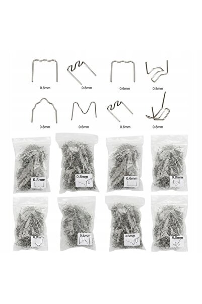 Rosfix Plastic Staple Set Internal Angle M 0.8mm | 100 Pieces Durable