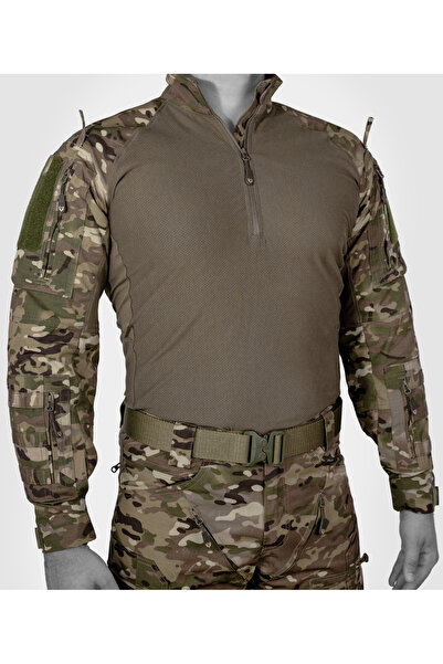 Mudeir Tshi̇rt Operasyon Uraz Multi̇cam Tactical T-Shirt Operation Combat Outdoor Tactical T-Shirt