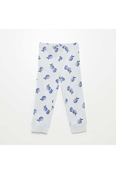 KIABI Printed knit pyjamas - 2-piece set BLUE