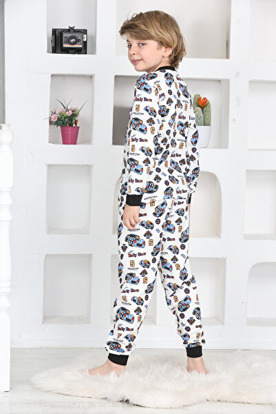 MODANINO Σετ πιτζάμες για αγόρια αυτοκίνητο με τύπωμα 1-7 ετών 12290