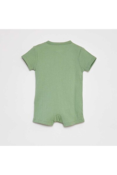 KIABI Lightweight zip-up sleepsuit GREEN