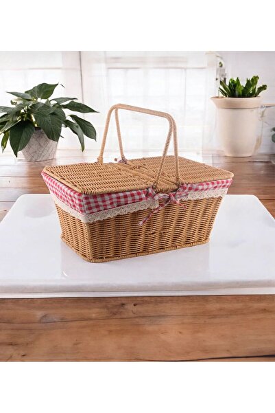 BAROTTİ BİZ HOME HASIR PİKNİK SEPETİ