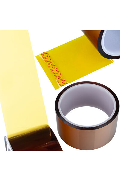 Rosfix Bandă Kapton 100mm x 30m | Rezistentă 240°C | Adeziv Siliconic
