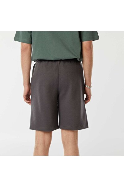 KIABI Plain lightweight sweatshirt fabric shorts GREY