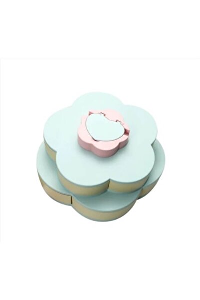 OEM Cutie pentru bomboane, snacks în formă de floare, cu Compartiment Rotativ...