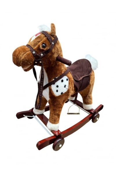 OEMN Calut Balansoar Mic 2 in 1 Maro cu Sunete Realiste