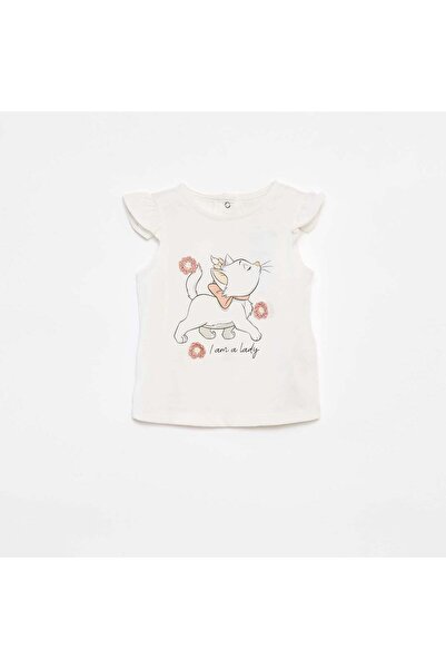 KIABI 'Marie' printed shorts + vest top set WHITE