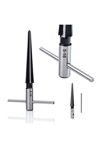 Rosfix Set Burghie Conice 5–16MM | Oțel Călit | 6 Canale | Prindere Tip T