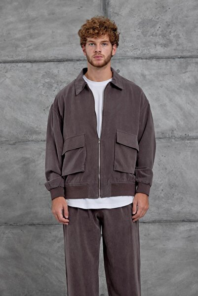 NOMARC Brown 251 Modal Fabric Oversize Suit