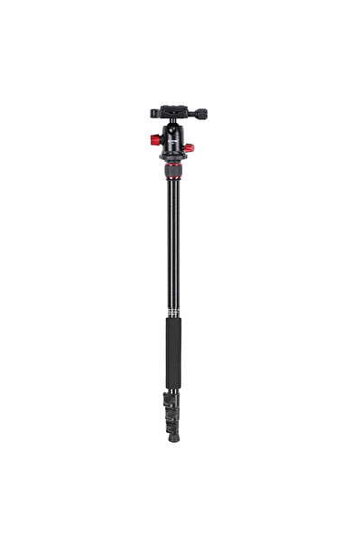 zomei Trepied si monopod 3 in 1 din aluminiu, 40 - 138 cm, cap cu bila, sistem Quick Release, holder telef