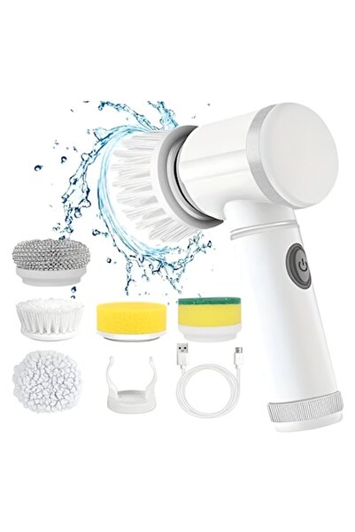 GermaNova Set Perie 5 in 1 de curatare electrica reincarcabila, Fermitate med...