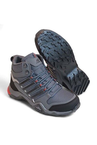 Konfores 2226-Forza Anatomik Kaydırmaz Tabanlı Soft Shell Outdoor Trekking Erkek Bağcıklı Spor Bot