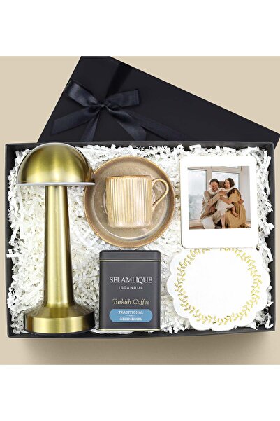 Trendmiya Masa Lambası & Sunum Kahve Peçetesi & Çerçeve & Türk Kahvesi & Kahv...