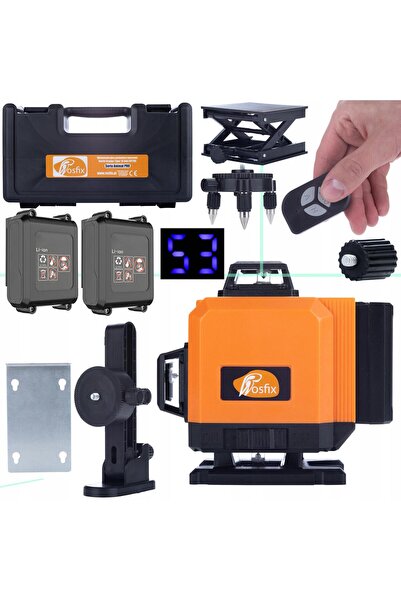 Rosfix Nivela Laser Orange Tiger ROT16L-B | 16 Linii, USB-C, IP54, Set Complet