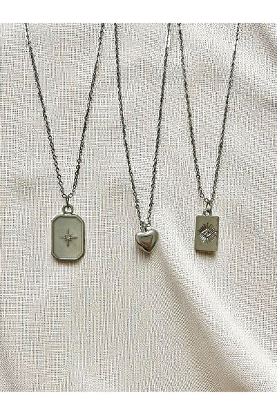 Fiamoss Set of 3 Best Friends Necklaces