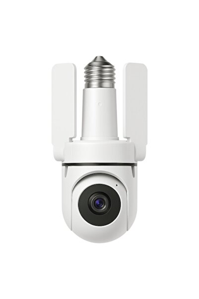 GermaNova PTZ Bulb Surveillance Camera with E27 socket, 5MP, 2K QHD, IR 25m, microphone