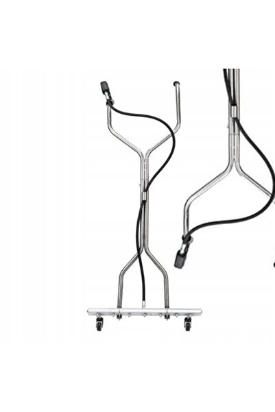 Rosfix Lancă Spălare Șasiu Inox 290 Bar | 7 Duze 40° + Pistol 3/8"