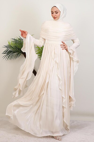 giz astore Ebru Yoryo Abiye Krem