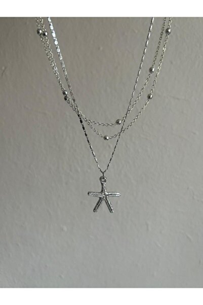Fiamoss Deniz Yıldızı Kombin Kolye