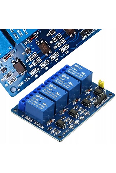 Rosfix 4 Channel 24V Relay Module | Optical Isolation, Arduino Compatible