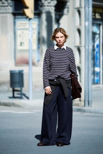 Bershka Printed long sleeve T-shirt