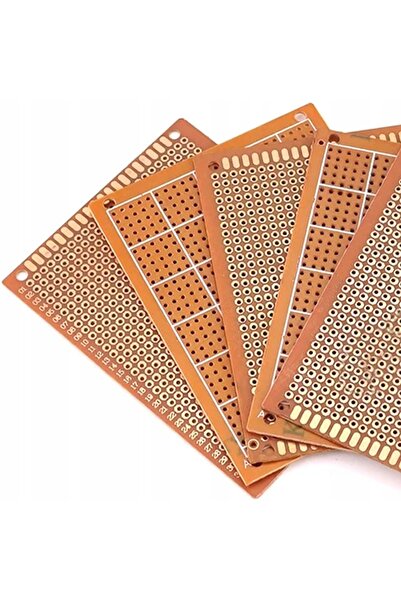 Rosfix THT Prototype Board 50x70 mm | 2.54 mm Pitch | 4 Mounting Holes