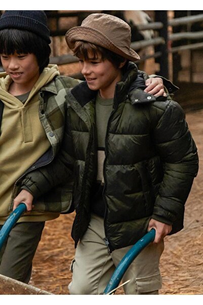 MAYORAL Boy's Padded Coat 10-16 Years Old Green