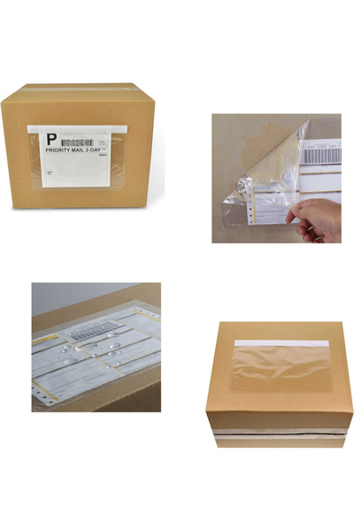 Gerçektrend Fatura Cebi A5 Yarım A4 Boy 18X26 cm - 250 Adet Şeffaf Yapışkanlı