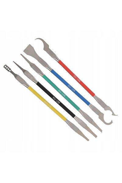 Rosfix Set 6 Unealte Curățare și Răzuire | 12 Vârfuri Metalice Duble