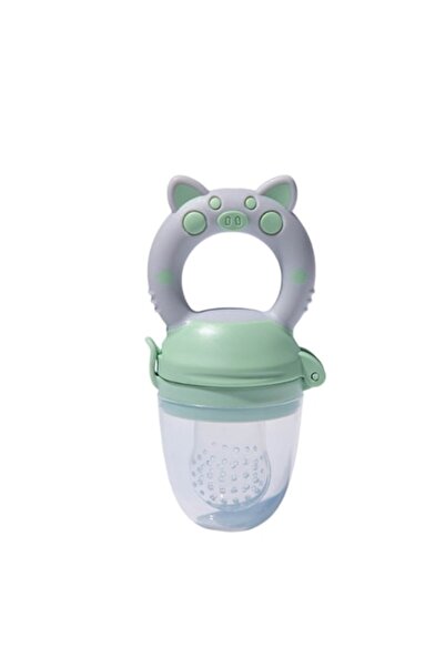 GermaNova Πιπίλα GermaNova™ για φρούτα και λαχανικά, μαλακή σιλικόνη, για διαφοροποίηση τροφίμων, πράσινη