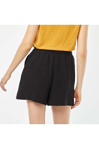 KIABI Lightweight shorts with ties BLACK