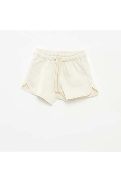 KIABI Plain shorts with pockets WHITE
