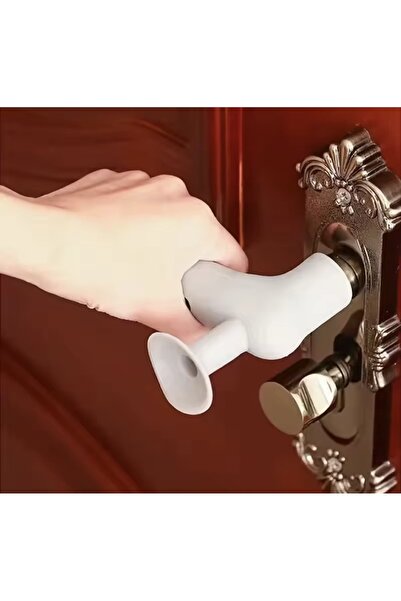 Moory 2Adet Kapı Kolu Stoperi Vantuz Stoperi Kapı Arkası Duvar Koruyucu, çocu...