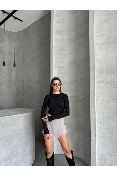 Oyga Γυναικείο υφασμάτινο μπούντι από πέτρα