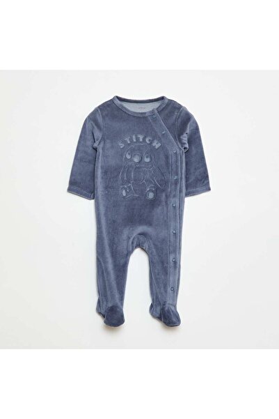 KIABI بدلة نوم مخملية من ستيتش ديزني باللون الأزرق