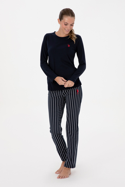 U.S. Polo Assn. Kadın Lacivert Pijama Takımı 50318883-VR033