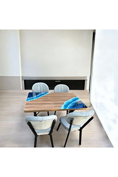 Konyalı Sanat MUTFAK MASASI VE 4 ADET SANDALYE