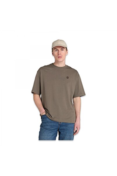 Timberland Tb0A6Gh3 Dunstan River Sleeve Tee Brown Men's T-Shirt