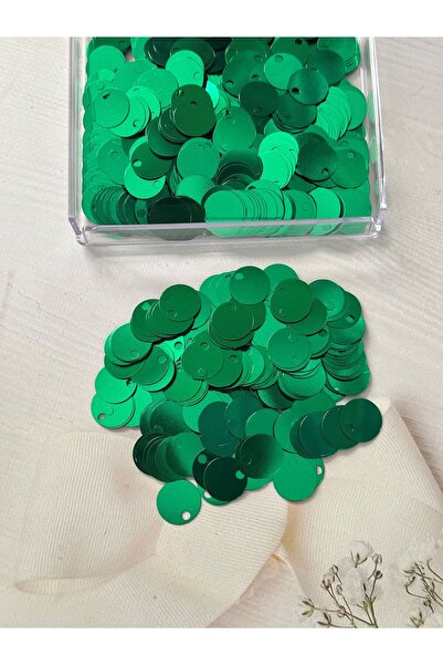 miraylahobi 20 mm (2 cm) Pul Çanta, Supla, Patik Pulu 25 gr No:30 Yeşil