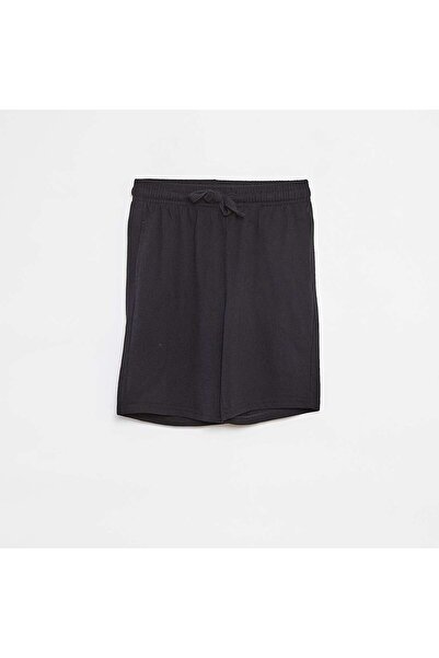 KIABI Plain lightweight sweatshirt fabric shorts with 2 pockets GREY