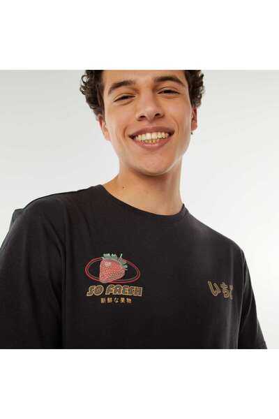 KIABI Printed slogan T-shirt GREY