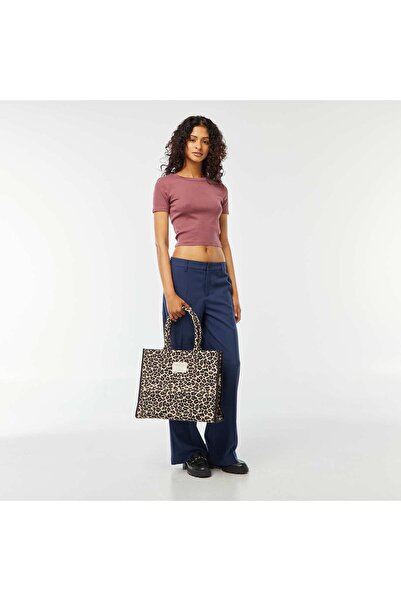 KIABI Short-sleeved cropped T-shirt PINK