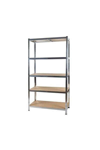 PROCART Raft metalic, 220x100x45 cm, 5 niveluri, picioare antiderapante, capa...