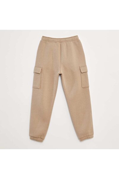 KIABI Multi-pocket sweatshirt fabric joggers BEIGE